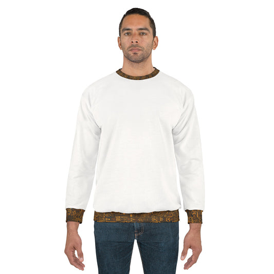 Sweatshirt Homme "White Édition" - Motif Wax