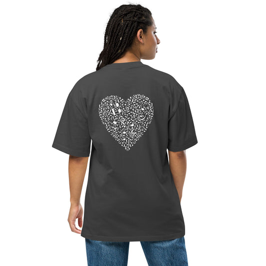 T-shirt Femme Oversize - Love Sounds Vibrations