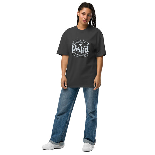 T-shirt Femme Oversize - Nobody Is Perfect