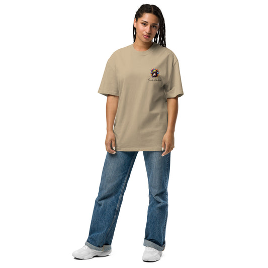 T-shirt Femme Oversize - Dj Monkey